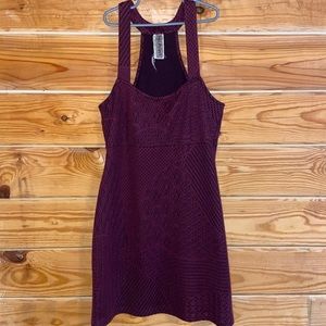 Maroon Free People dress